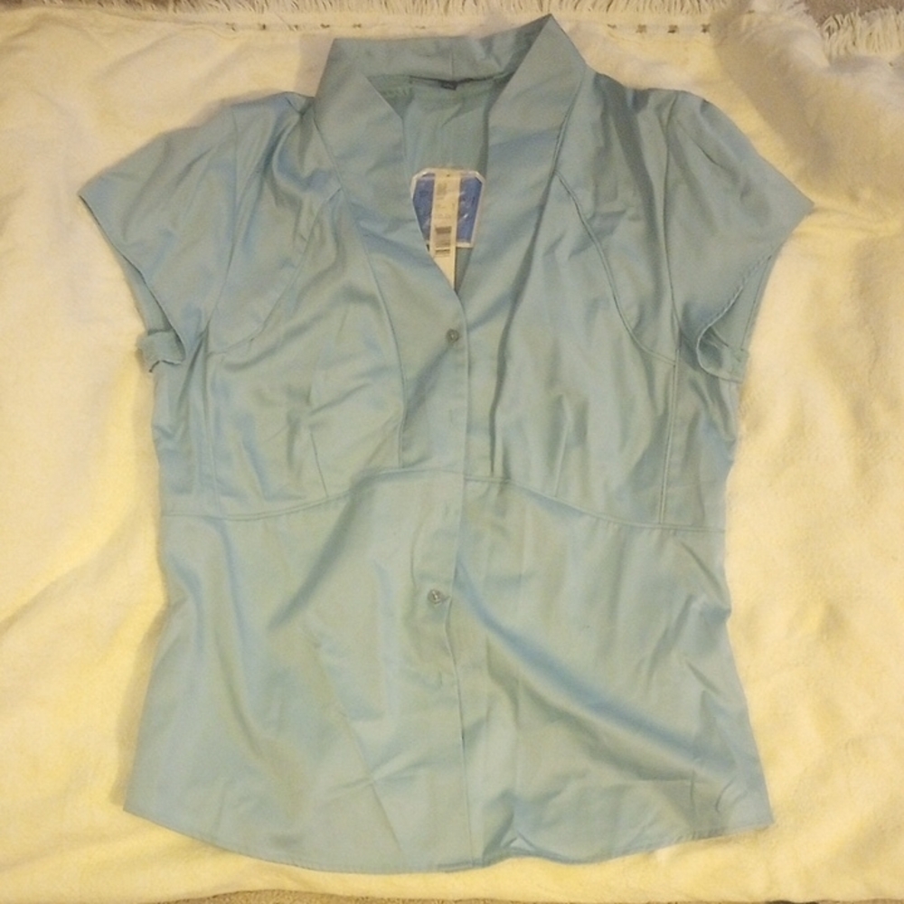 ANTONIO MELANI Green Fitted Button Down Shirt